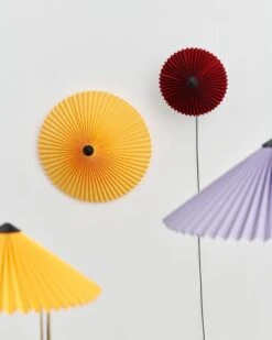 HAY Matin Wall Lamp 300, Oxide Red 11 HAY Matin Wall Lamp 300, Oxide Red -Finnishdesignshop Matin Flush Mount yellow Matin Wall bright red