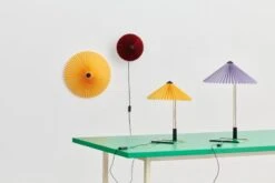 HAY Matin Flush Mount 500, Yellow 10 HAY Matin Flush Mount 500, Yellow -Finnishdesignshop Matin Table Lamp lavender shade yellow Matin Flush Mount yellow 2