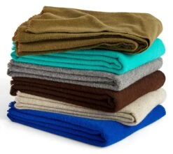 HAY Mono Blanket, 130 X 180 Cm, Olive -Finnishdesignshop Mono Blanket Family 2