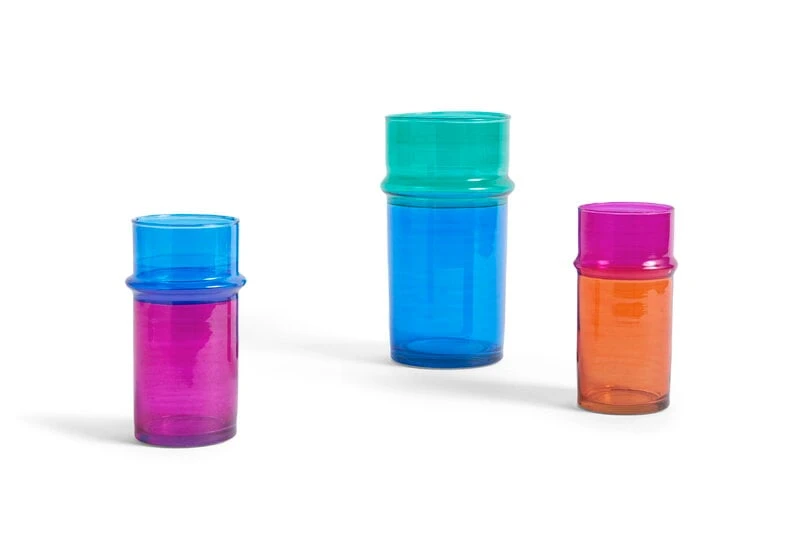 HAY Moroccan Vase, S, Pink - Blue 4 HAY Moroccan Vase, S, Pink - Blue - Image 2