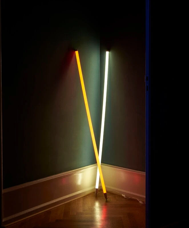 HAY Neon Tube LED Slim, 120 Cm, Yellow 5 HAY Neon Tube LED Slim, 120 Cm, Yellow - Image 3