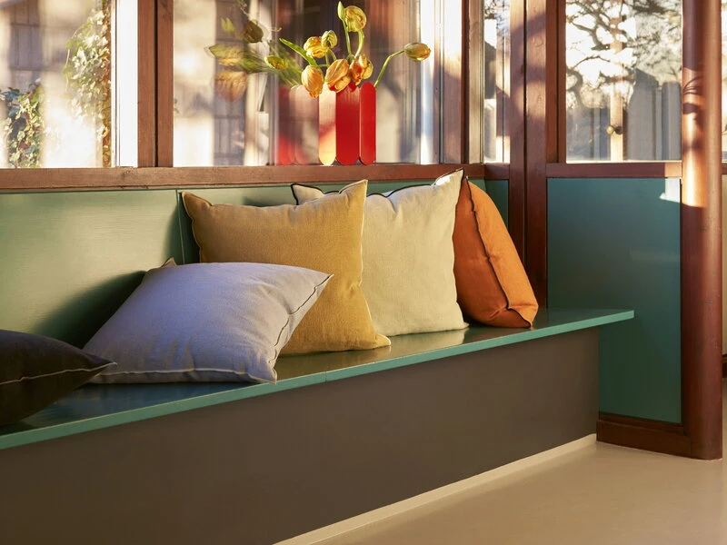 HAY Outline Cushion 50 X 50 Cm, Black 4 HAY Outline Cushion 50 X 50 Cm, Black - Image 2