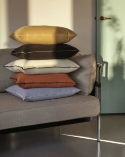 HAY Outline Cushion 50 X 50 Cm, Black 7 HAY Outline Cushion 50 X 50 Cm, Black -Finnishdesignshop Outline Cushion ice blue sienna off white black mustard