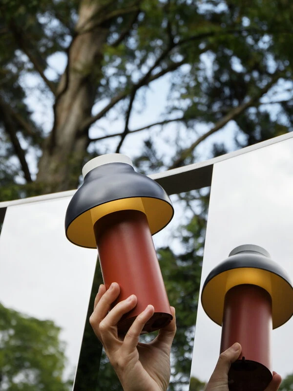 HAY PC Portable Table Lamp, Dusty Red 5 HAY PC Portable Table Lamp, Dusty Red - Image 3