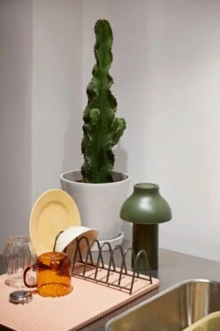 HAY Glass Mug, Amber -Finnishdesignshop PC Portable olive Dish Drainer Borosilicate Cup