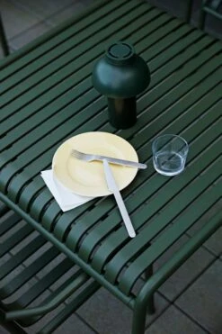 HAY Rainbow Plate, Medium, Light Yellow -Finnishdesignshop PC Portable olive Palissade Dining Armchair olive Palissade Table olive Raimbow Plate light yellow