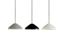 HAY Pao Steel Pendant 350, Soft Black -Finnishdesignshop Pao Steel Pendant 350 family 1