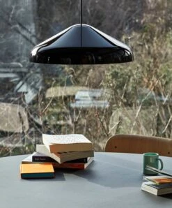 HAY Pao Steel Pendant 470, Soft Black -Finnishdesignshop Pao Steel Pendant 470 soft black