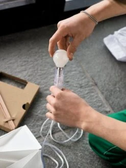 HAY Paper Cube Table Lamp, White 11 HAY Paper Cube Table Lamp, White -Finnishdesignshop Paper Cube Table Lamp detail 03