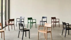 HAY Pastis Chair, Steel Blue -Finnishdesignshop Pastis Armchair family Pastis Chair black steel blue wb lacquered ash