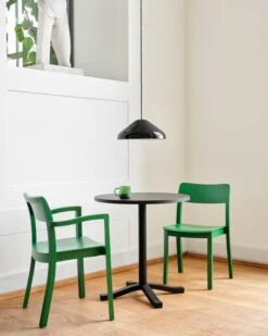 HAY Pastis Chair, Pine Green -Finnishdesignshop Pastis Armchair pine green wb lacquered ash Pastis Table dia70xH74 black wb lacquered ash Pao Steel Pendant soft black