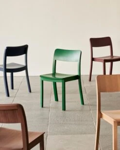 HAY Pastis Chair, Steel Blue -Finnishdesignshop Pastis Chair pine green wb lacquered ash