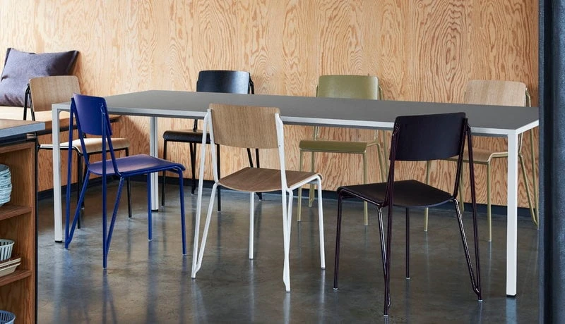 HAY Petit Standard Chair, Clay - Matt Lacquered Oak 8 HAY Petit Standard Chair, Clay - Matt Lacquered Oak - Image 6