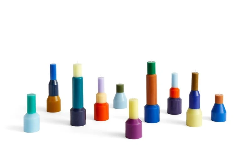 HAY Pillar Candle, M, Orange 4 HAY Pillar Candle, M, Orange - Image 2