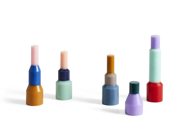 HAY Pillar Candle, XL, Red 5 HAY Pillar Candle, XL, Red - Image 3