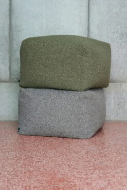 HAY Pouf Snug, Olive -Finnishdesignshop Pouf Snug grey Pouf Snug olive