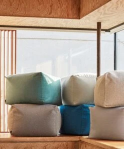 HAY Pouf, Cream Sprinkle 9 HAY Pouf, Cream Sprinkle -Finnishdesignshop Pouf eucalyptus warm grey persian blue grey sprinkle cream sprinkle