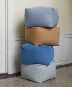 HAY Pouf, Grey Sprinkle 13 HAY Pouf, Grey Sprinkle -Finnishdesignshop Pouf soft blue mustard vivid blue grey sprinkle