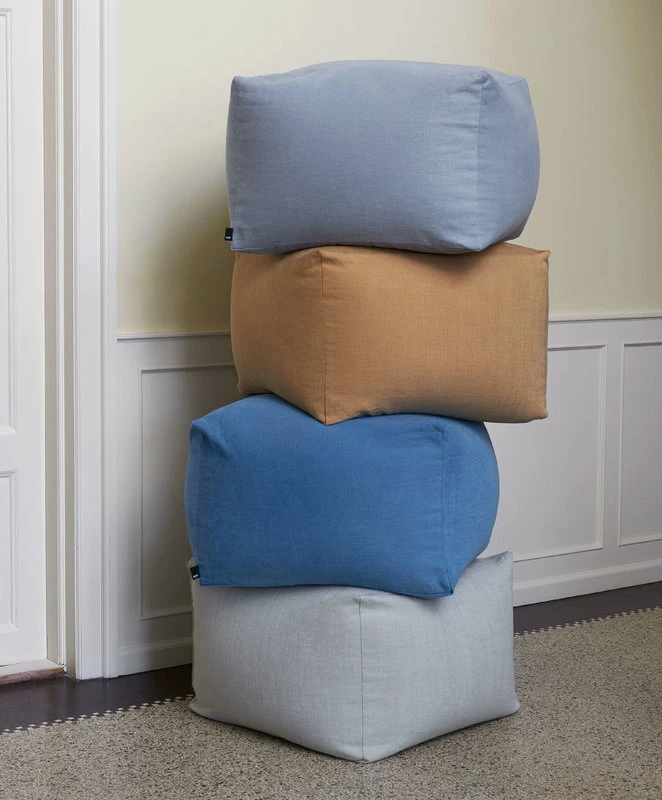 HAY Pouf, Grey Sprinkle 8 HAY Pouf, Grey Sprinkle - Image 6