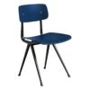 HAY Result Chair, Black - Dark Blue -Finnishdesignshop RESULT CHAIR BLACK POWDER COATED STEEL DARK BLUE EE