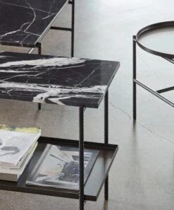 HAY Rebar Coffee Table, 80 X 49 Cm, Black - Black Marble 13 HAY Rebar Coffee Table, 80 X 49 Cm, Black - Black Marble -Finnishdesignshop Rebar Family 03