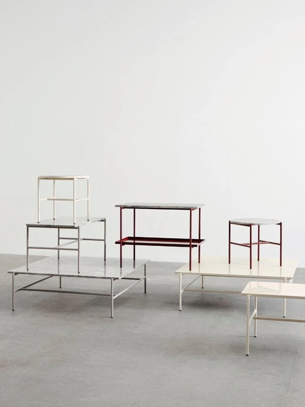 HAY Rebar Side Table, 45 Cm, Alabaster - Beige Marble 5 HAY Rebar Side Table, 45 Cm, Alabaster - Beige Marble - Image 3