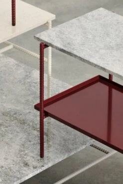 HAY Rebar Side Table, 75 X 44 Cm, Alabaster - Beige Marble 9 HAY Rebar Side Table, 75 X 44 Cm, Alabaster - Beige Marble -Finnishdesignshop Rebar Coffee Table family detail 04