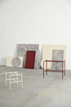 HAY Rebar Coffee Table, 80 X 49 Cm, Fossil Grey - Grey Marble 13 HAY Rebar Coffee Table, 80 X 49 Cm, Fossil Grey - Grey Marble -Finnishdesignshop Rebar Coffee Table family detail 07