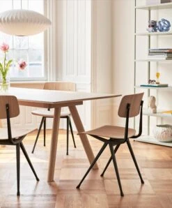 HAY Nelson Saucer Bubble Pendant, M -Finnishdesignshop Result Chair matt lacquer oak CPH30 Table matt lacquer oak Bubble Lamp Saucer Colour Vase New Order light grey