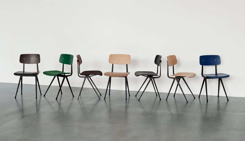 HAY Result Chair, Beige - Lacquered Oak 4 HAY Result Chair, Beige - Lacquered Oak - Image 2