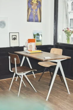 HAY Pyramid Table 01, Beige - Lacquered Oak -Finnishdesignshop Result Pyramid 19