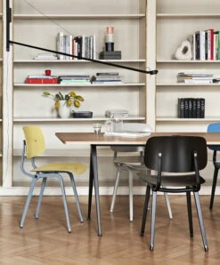 HAY Revolt Chair, Ocean Steel - Biscotti -Finnishdesignshop Revolt biscotti seat and back ocean steel