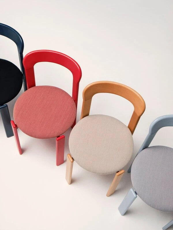 HAY Rey Chair, Slate Blue - Light Grey Steelcut Trio 113 7 HAY Rey Chair, Slate Blue - Light Grey Steelcut Trio 113 - Image 5