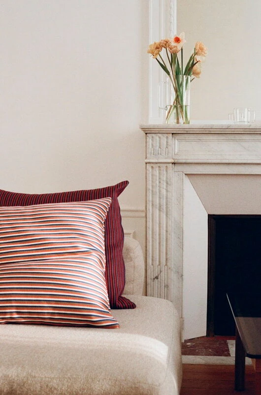 HAY Ribbon Cushion, Terracotta 6 HAY Ribbon Cushion, Terracotta - Image 4