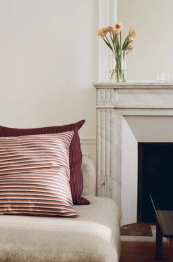 HAY Ribbon Cushion, Red 8 HAY Ribbon Cushion, Red -Finnishdesignshop Ribbon Cushion red terracotta