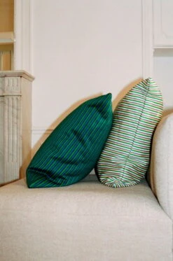 HAY Ribbon Cushion, Green 8 HAY Ribbon Cushion, Green -Finnishdesignshop Ribbon Cushion yellow green