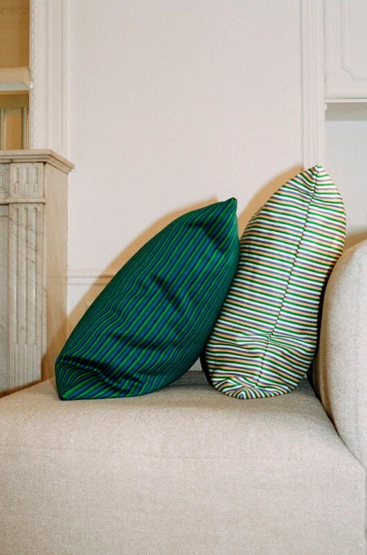 HAY Ribbon Cushion, Green 5 HAY Ribbon Cushion, Green - Image 3