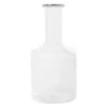 HAY Rim Carafe, Clear - Black Rim -Finnishdesignshop Rim Carafe clear With Black Rim