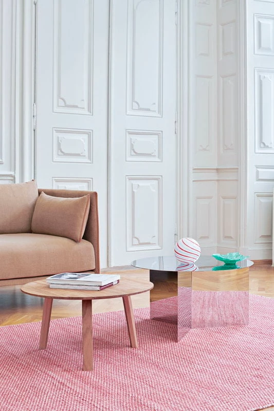 HAY Silhouette Sofa 2-seater, Linara 142/Sense Cognac - Oiled Oak 5 HAY Silhouette Sofa 2-seater, Linara 142/Sense Cognac - Oiled Oak - Image 3