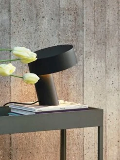 HAY Slant Table Lamp, Soft Black 8 HAY Slant Table Lamp, Soft Black -Finnishdesignshop Slant soft black