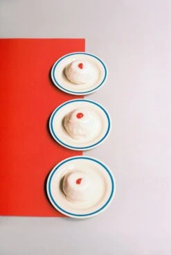 HAY Sobremesa Plate, 2 Pcs, 18,5 Cm, Blue -Finnishdesignshop Sobremesa Plate 185 Set of 2 blue