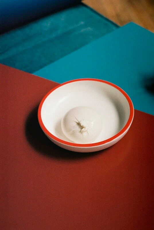 HAY Sobremesa Serving Bowl, S, White - Red 6 HAY Sobremesa Serving Bowl, S, White - Red - Image 4