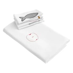 HAY Sobremesa Tablecloth, 140 X 300 Cm, White -Finnishdesignshop Sobremesa Tablecloth L300 white Sobremesa Napkin Set of 4 white