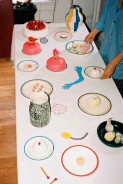 HAY Sobremesa Jug, Green -Finnishdesignshop Sobremesa Tablecloth L300 white Sobremesa Plate family Sobremesa Jug green 2