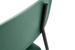 HAY Soft Edge 45 Chair, Black - Hunter Green 12 HAY Soft Edge 45 Chair, Black - Hunter Green -Finnishdesignshop Soft Edge P10 Base black Seat hunter detail 01 WB