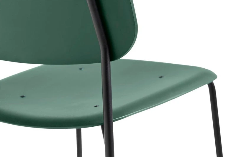 HAY Soft Edge 45 Chair, Black - Hunter Green 4 HAY Soft Edge 45 Chair, Black - Hunter Green - Image 2