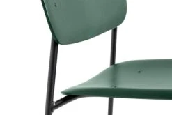 HAY Soft Edge 45 Chair, Black - Hunter Green 10 HAY Soft Edge 45 Chair, Black - Hunter Green -Finnishdesignshop Soft Edge P10 Base black Seat hunter detail 03 WB