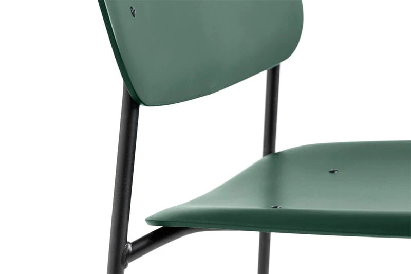 HAY Soft Edge 45 Chair, Black - Hunter Green 5 HAY Soft Edge 45 Chair, Black - Hunter Green - Image 3