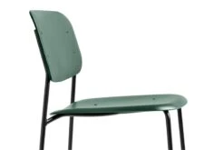 HAY Soft Edge 45 Chair, Black - Hunter Green 13 HAY Soft Edge 45 Chair, Black - Hunter Green -Finnishdesignshop Soft Edge P10 Base black Seat hunter detail 04 WB