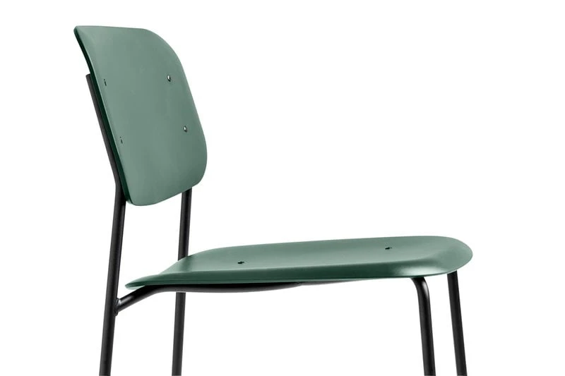 HAY Soft Edge 45 Chair, Black - Hunter Green 8 HAY Soft Edge 45 Chair, Black - Hunter Green - Image 6